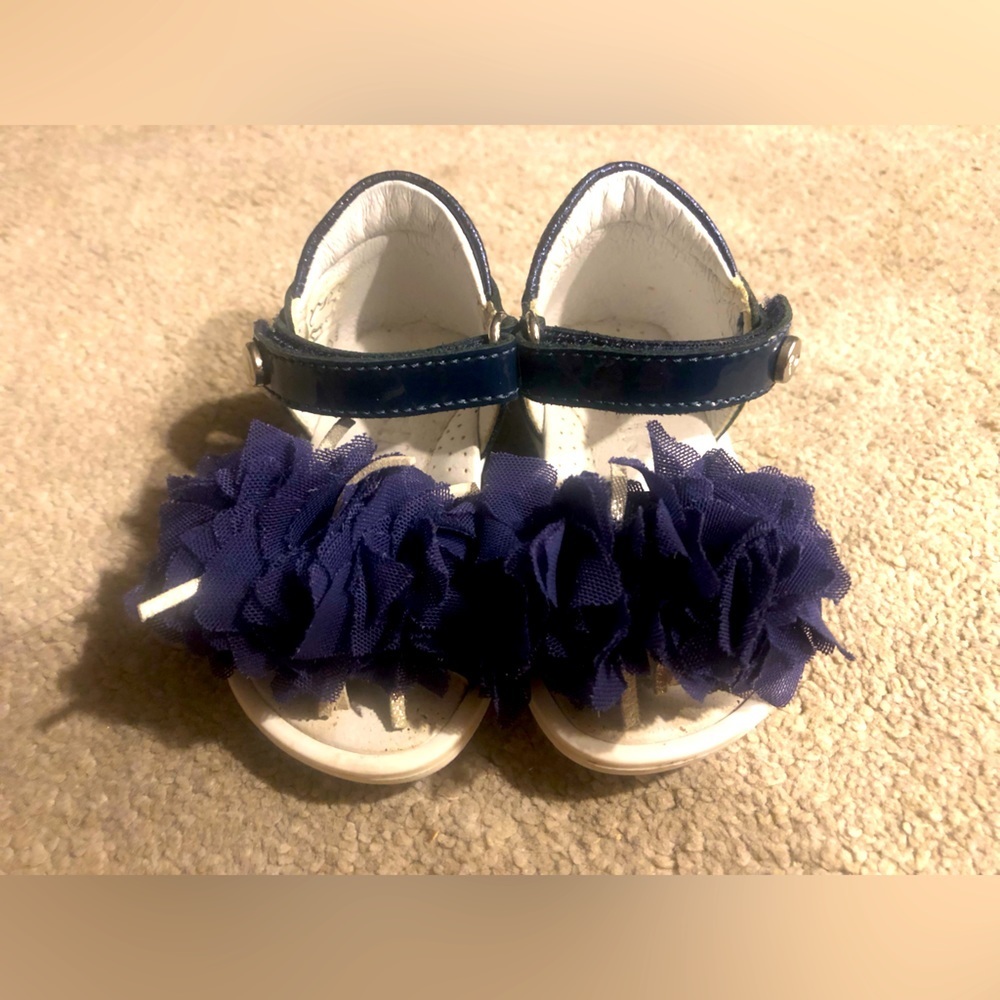 Walkey leather baby girl shoes